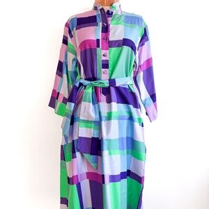 Vintage Penthouse Gallery The Forever Dress by Catherine Ogust Size 8 with Sash